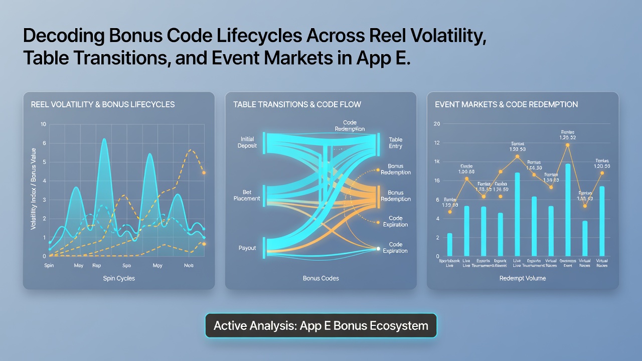 Dashboard view of bonus code lifecycle tracking across slot and table sections in a mobile casino app