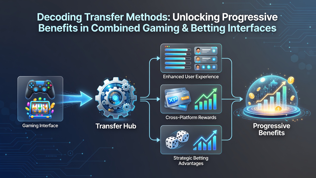 Dashboard view of progressive tier benefits unlocked through various transfer methods in a hybrid casino and sportsbook app