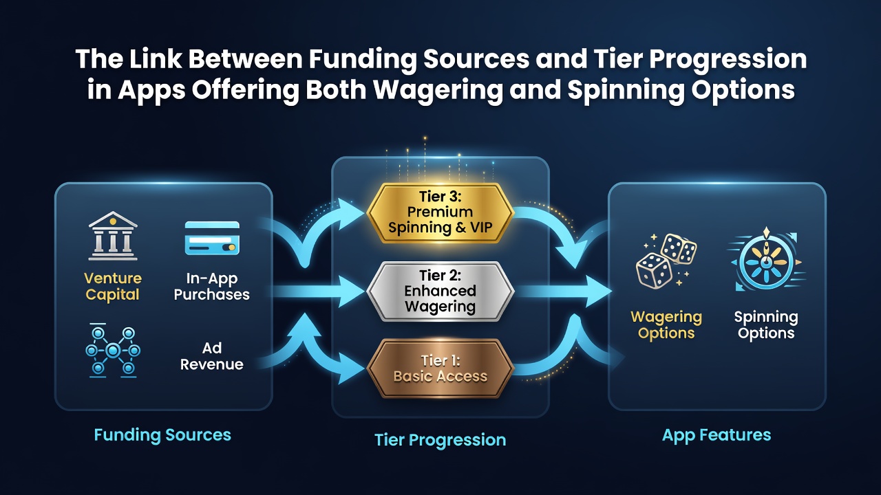 Mobile app interface showing deposit options linked to loyalty tier progress bars in a hybrid slots and betting platform